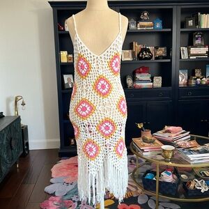Baeverly crochet 🧶 dress/swimsuit cover size L